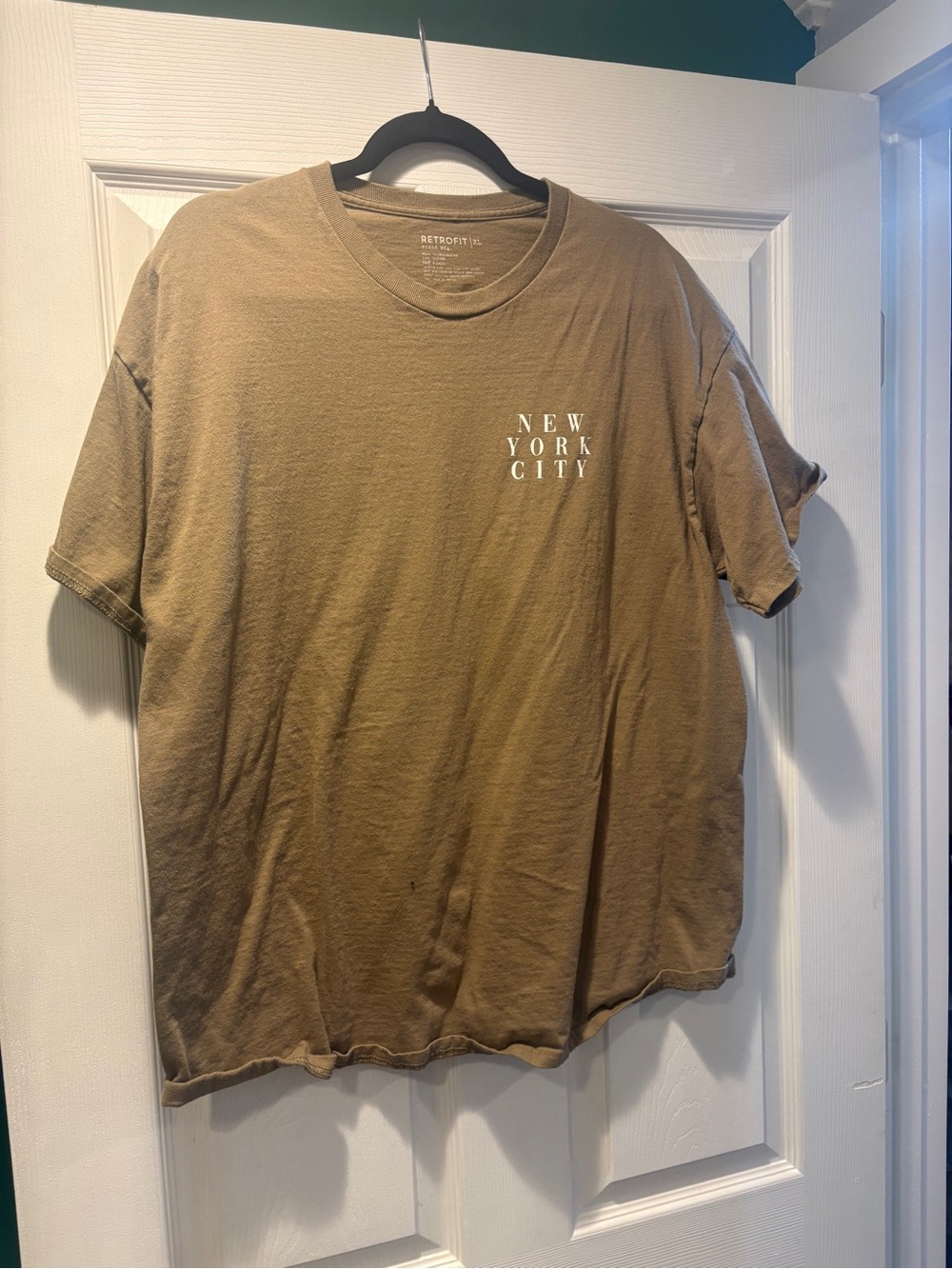 Retrofit Brown 'New York City' Short Sleeve Tee